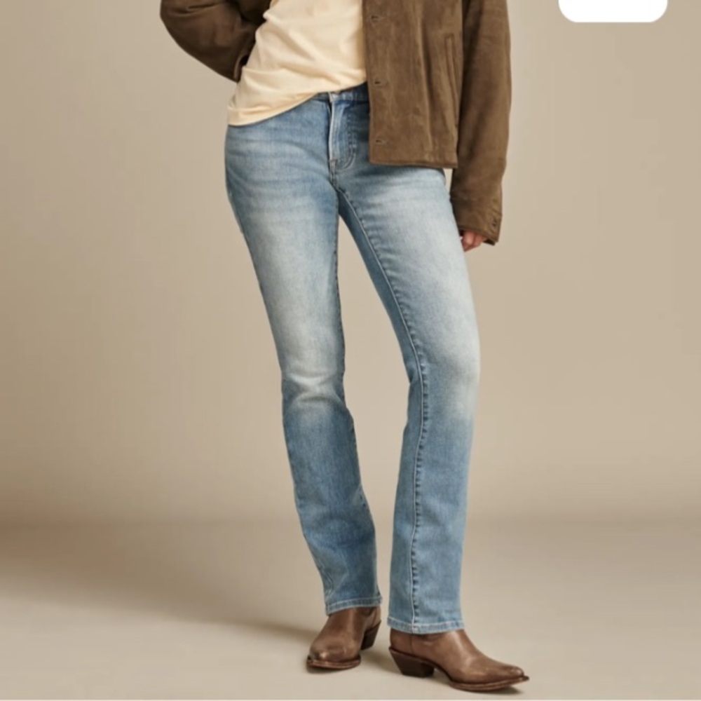 NWT Lucky Brand Mid Rise Authentic Straight Leg Jeans Size 8 S181